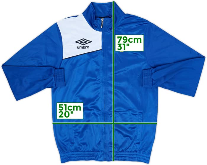 2018-19 Umbro Template Track Jacket (Brescia) - 8/10 - (M)