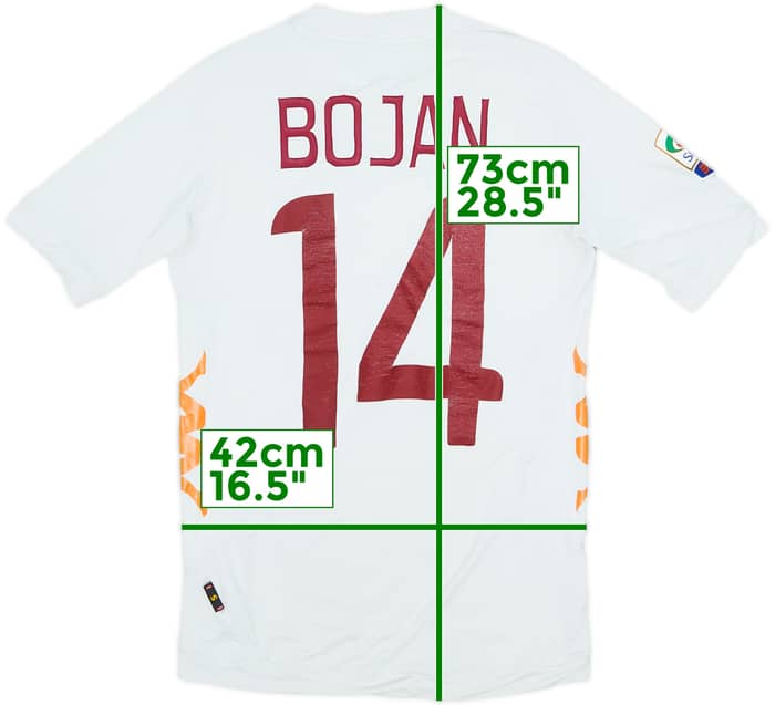 2011-12 Roma Away Shirt Bojan #14 - 7/10 - (S)