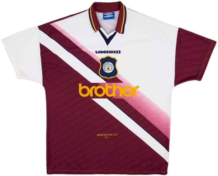 1996-97 Manchester City Away Shirt - 8/10 - (XL)