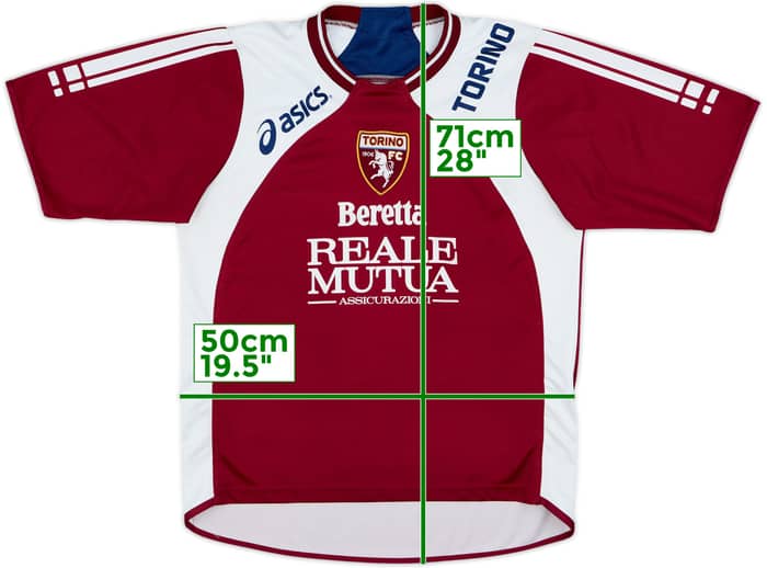 2006-07 Torino Asics Training Shirt - 8/10 - (M)