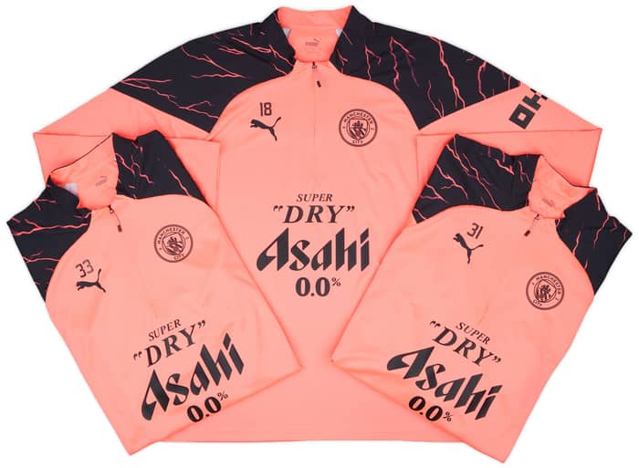 2023-24 Manchester City Player Issue 1/4 Zip Training Top # - As New - (XL)