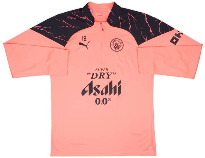 2023-24 Manchester City Player Issue 1/4 Zip Training Top # - As New - (XL)