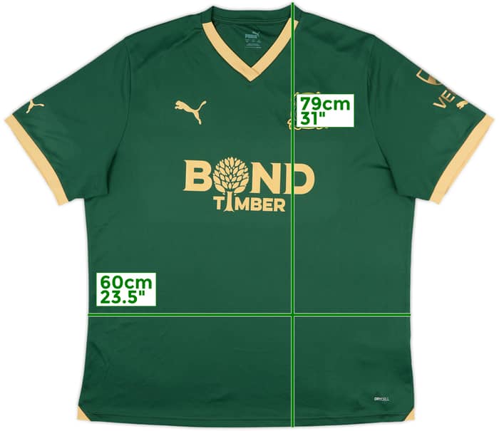 2023-24 Plymouth Argyle Home Shirt - 9/10 - (XXL)