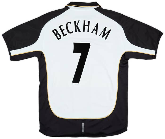 2001-02 Manchester United Centenary Away/Third Shirt Beckham #7 - 6/10 - (S)