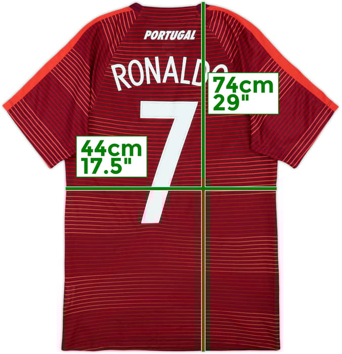 2016-17 Portugal Nike Training Shirt Ronaldo #7 - 8/10 - (S)