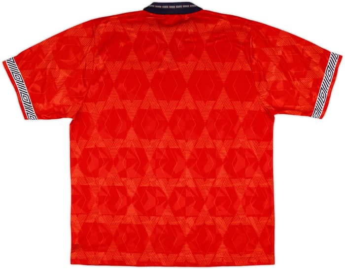 1990-93 England Away Shirt - 9/10 - (XL)