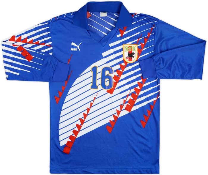 1993 Japan Home L/S Shirt Nakayama #16 - 9/10 - (M/L)