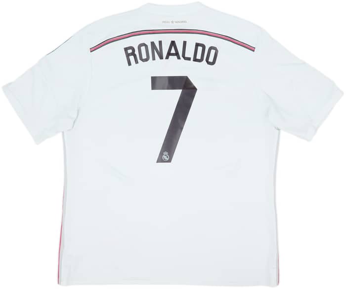 2014-15 Real Madrid Home Shirt Ronaldo #7 - 4/10 - (XXL)