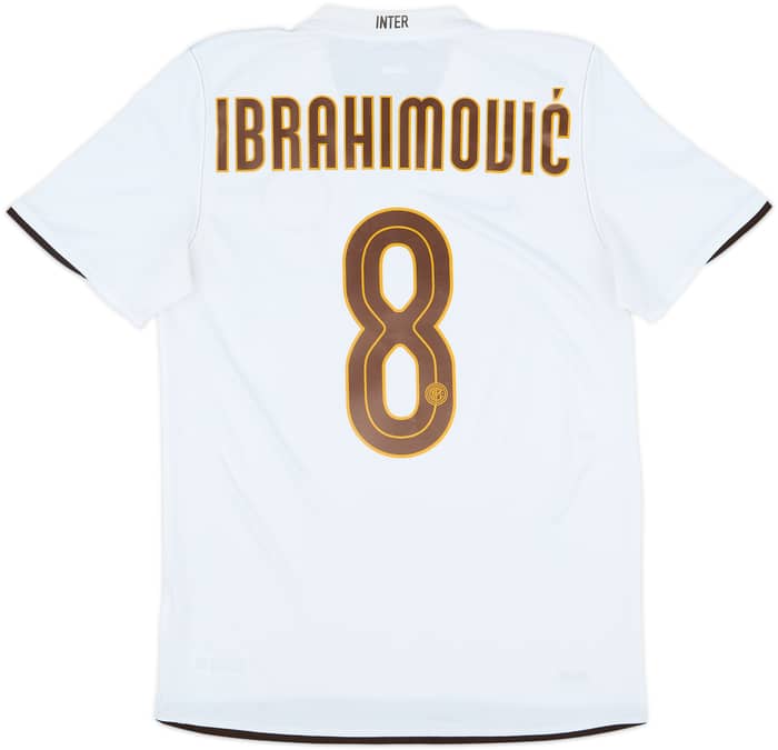 2008-09 Inter Milan Away Shirt Ibrahimovic #8 - 8/10 - (S)
