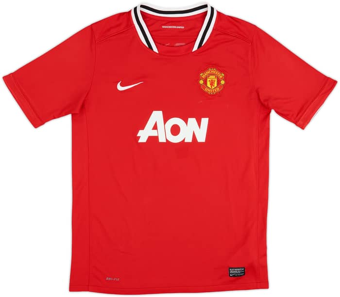 2011-12 Manchester United Home Shirt - 8/10 - (XL.Boys)