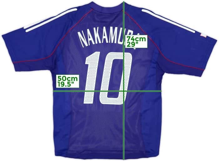 2002-04 Japan Player Issue Home Shirt Nakamura #10 - 7/10 - (L)