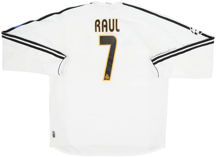 2003-04 Real Madrid Home L/S Shirt Raul #7 - 5/10 - (L)