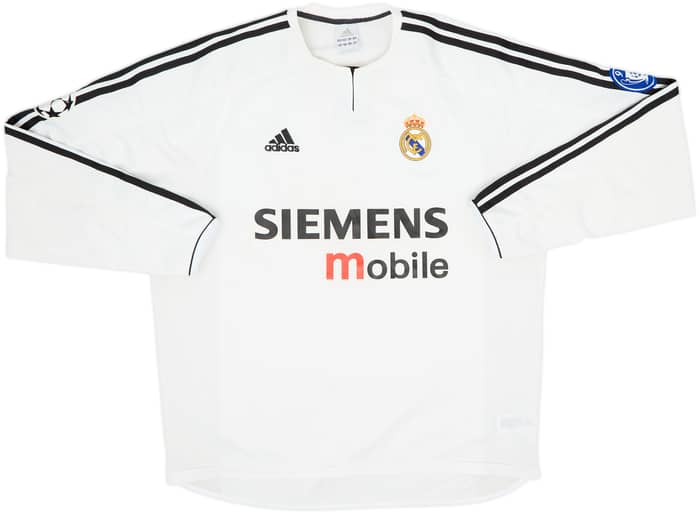2003-04 Real Madrid Home L/S Shirt Raul #7 - 5/10 - (L)