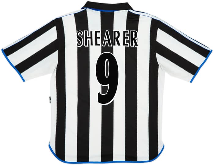 1999-00 Newcastle Home Shirt Shearer #9 - 9/10 - (L)