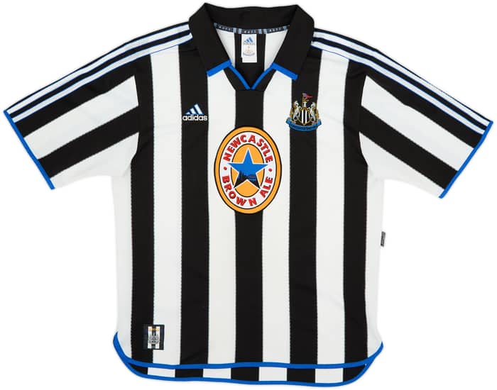 1999-00 Newcastle Home Shirt Shearer #9 - 9/10 - (L)