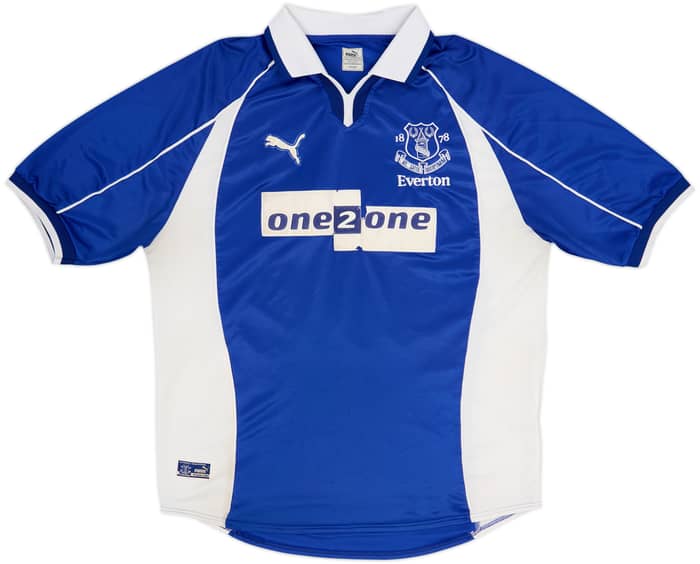 2000-02 Everton Home Shirt Ferguson #10 - 5/10 - (L)