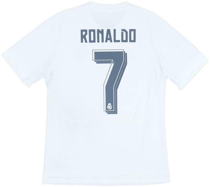 2015-16 Real Madrid Home Shirt Ronaldo #7 - 6/10 - (M)