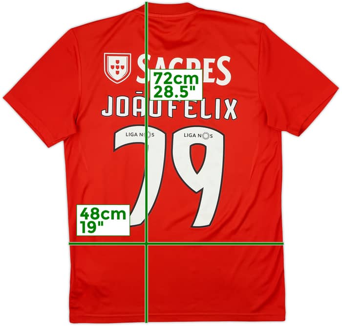 2018-19 Benfica Home Shirt Joao Felix #79 - 7/10 - (S)