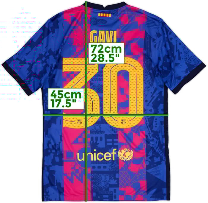 2021-22 Barcelona Third Shirt Gavi #30 - 9/10 - (S)