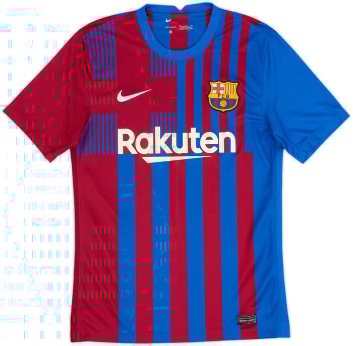2021-22 Barcelona Home Shirt Gavi #30 - 7/10 - (S)