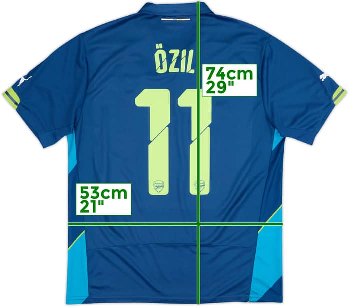2014-15 Arsenal Third Shirt Ozil #11 - 7/10 - (L)