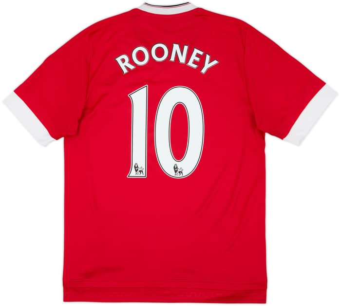 2015-16 Manchester United Home Shirt Rooney #10 - 7/10 - (M)
