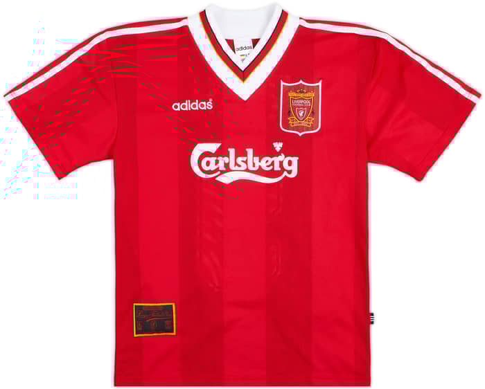 Camiseta de local del Liverpool 1995-96 Rush #9 - 10/10 - (Niños S.)