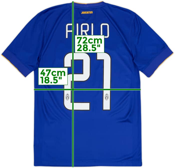 Camiseta de visitante de la Juventus 2014-15 Pirlo #21 - 6/10 - (S)