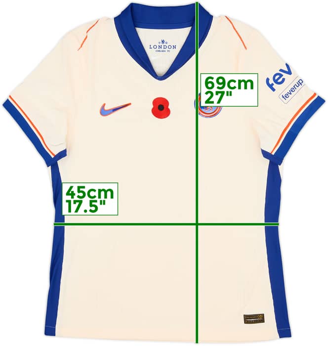 2024-25 Chelsea Player Issue Away Shirt - 10/10 - (Women's L)