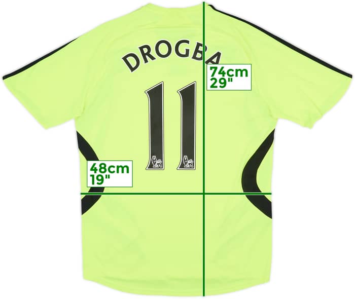 2007-08 Chelsea Camiseta Visitante Drogba #11 - 7/10 - (S)
