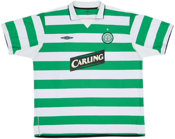 2004-05 Celtic Home Shirt Juninho #7 - 7/10 - (3XL)
