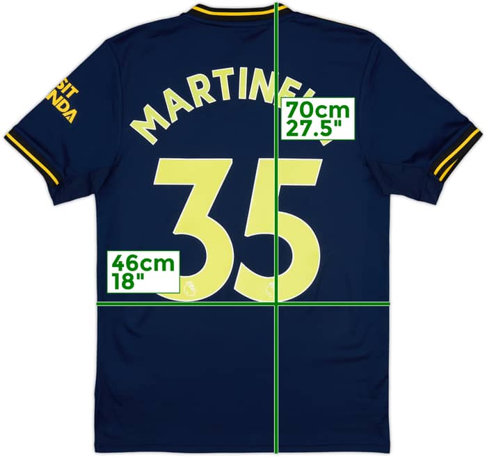 2019-20 Arsenal Third Shirt Martinelli #35 - 9/10 - (S)