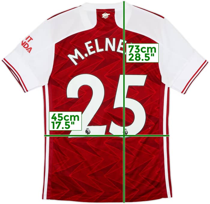 Camiseta de local del Arsenal 2020-21 M.Elneny #25 - 7/10 - (S)