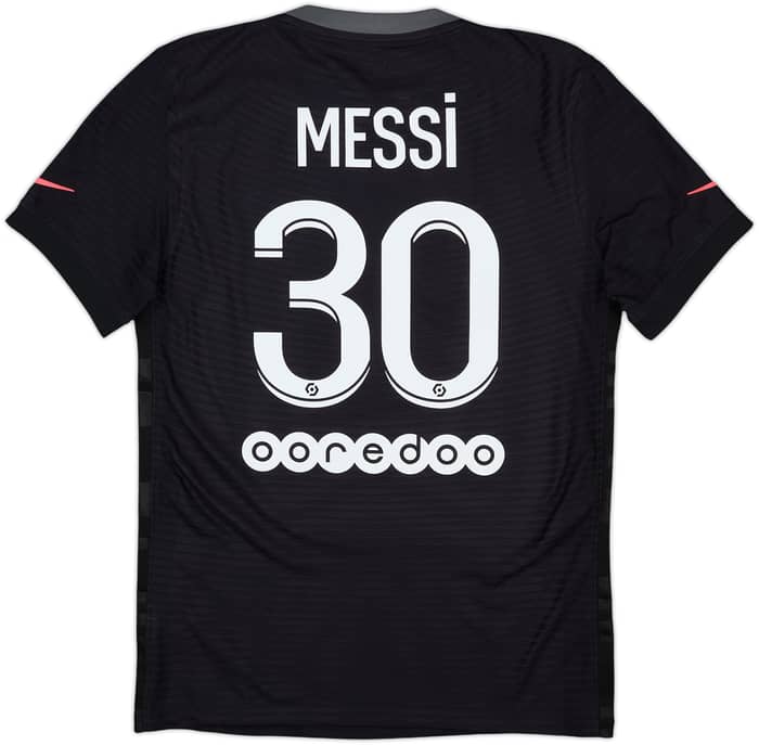 2021-22 Paris Saint-Germain Authentic Third Shirt Messi #30 - 8/10 - (S)