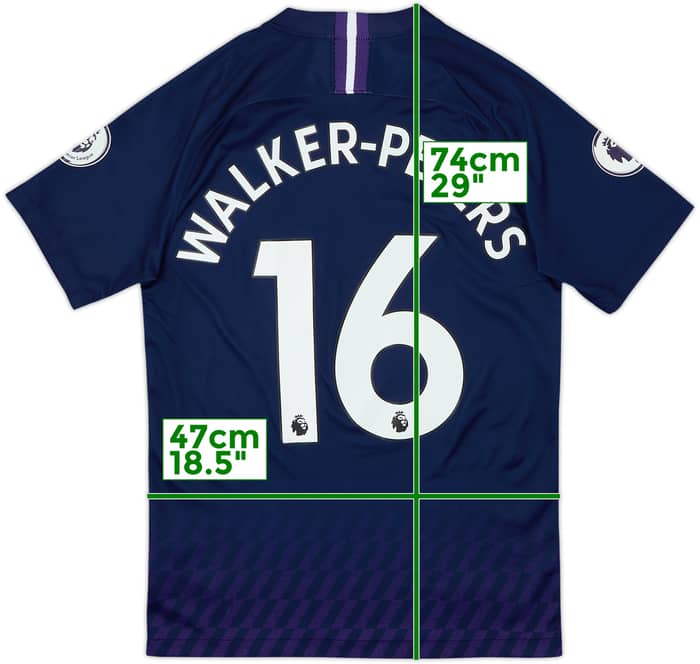2019-20 Tottenham Away Shirt Walker-Peters #16 - 8/10 - (S)