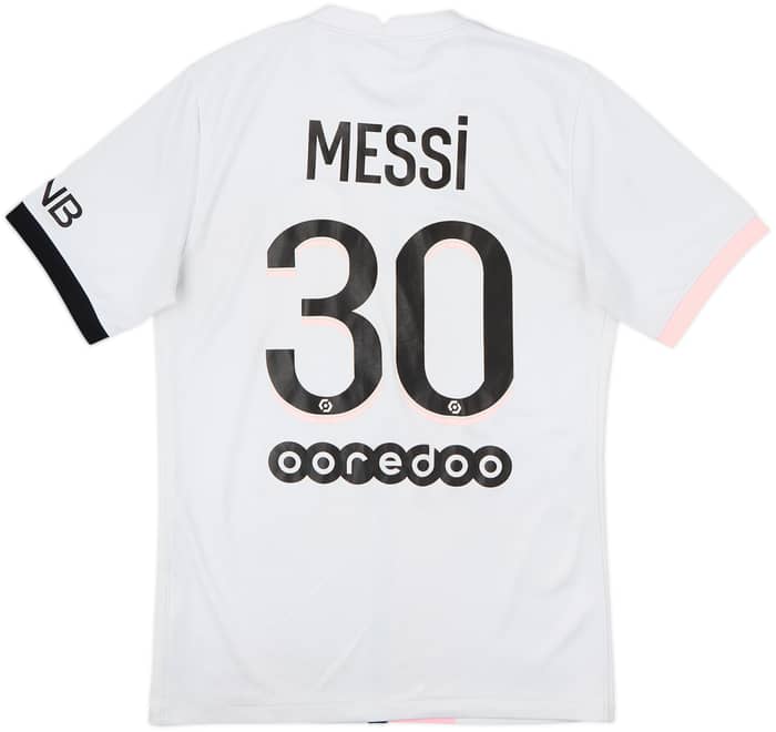 2021-22 Paris Saint-Germain Camiseta de visitante Messi #30 - 5/10 - (S)