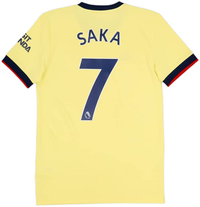 2021-22 Arsenal Away Shirt Saka #7 - 6/10 - (S)