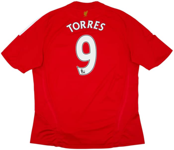 2008-10 Liverpool Home Shirt Torres #9 - 7/10 - (XL)
