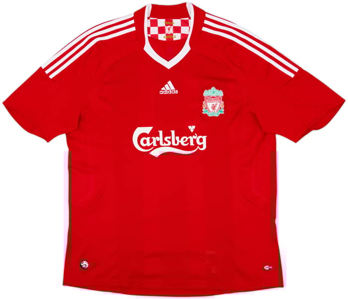 2008-10 Liverpool Home Shirt Torres #9 - 7/10 - (XL)