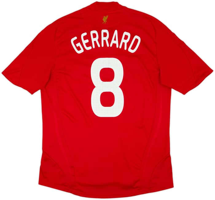 2008-10 Liverpool Camiseta Local Gerrard #8 - 6/10 - (L)
