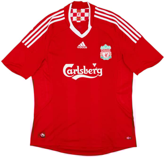 2008-10 Liverpool Camiseta Local Gerrard #8 - 6/10 - (L)