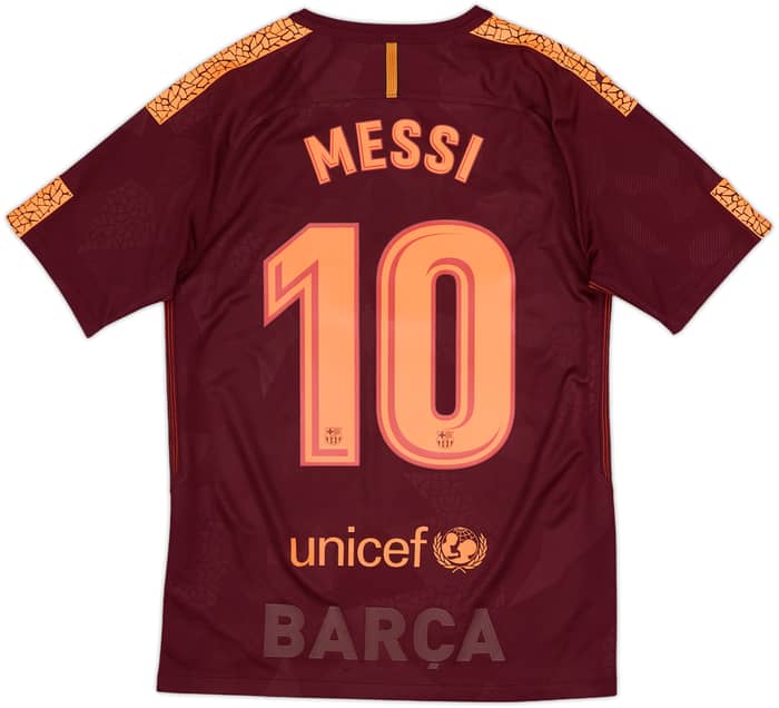 2017-18 Barcelona Third Shirt Messi #10 - 8/10 - (S)
