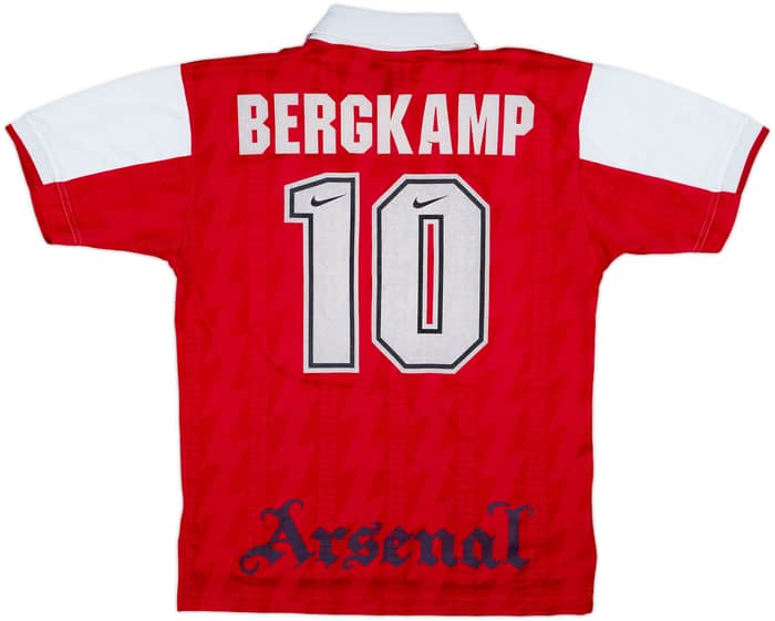 1994-96 Arsenal Home Shirt Bergkamp #10 - 5/10 - (L)