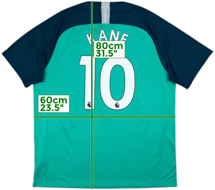 2018-19 Tottenham Third Shirt Kane #10 - 6/10 - (XL)