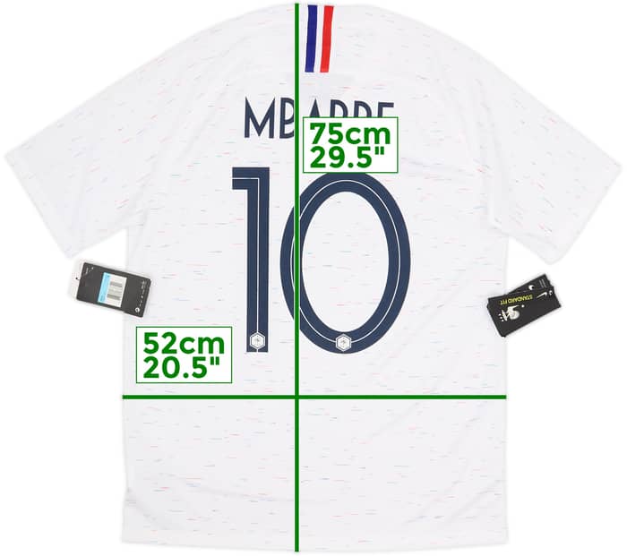 2018 France Away Shirt Mbappe #10 (M)