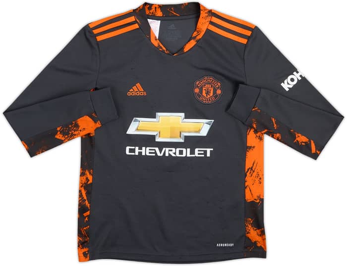 2020-21 Manchester United GK Shirt De Gea #1 - 5/10 - (M.Boys)