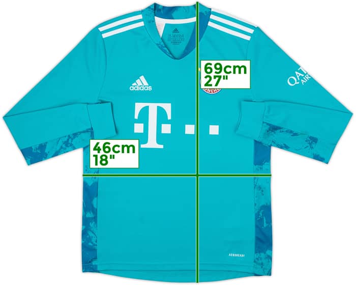 Camiseta de portero del Bayern Munich 2020-21 - 9/10 - (Niños L)