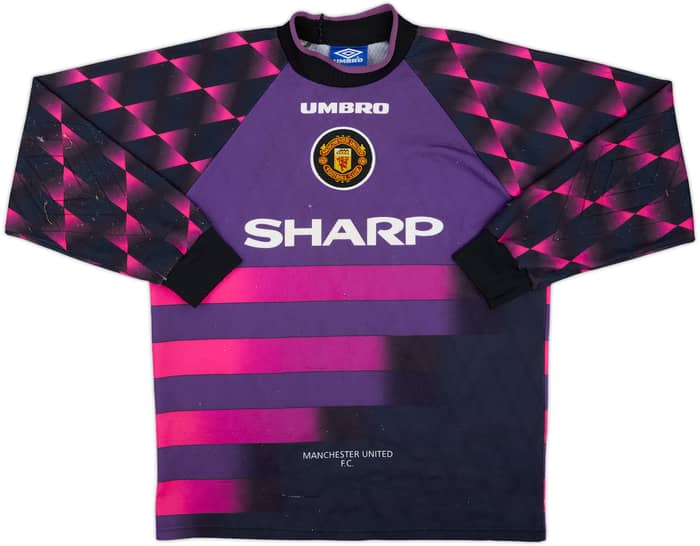 1996-97 Manchester United GK Shirt Schmeichel #1 - 6/10 - (M)