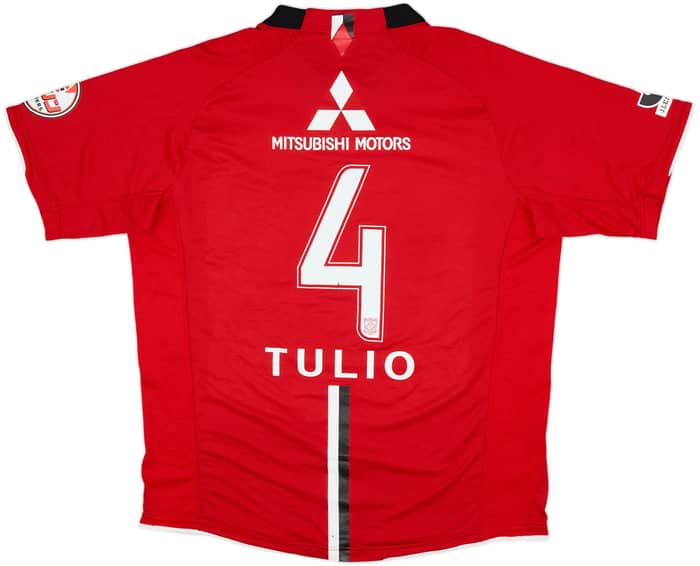 Camiseta de local del Urawa Red Diamonds 2008 Tulio #4 - 7/10 - (XL)