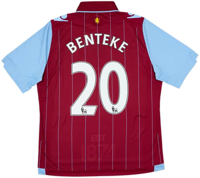 2014-15 Aston Villa Home Shirt Benteke #20 - 10/10 - (XL.Boys)